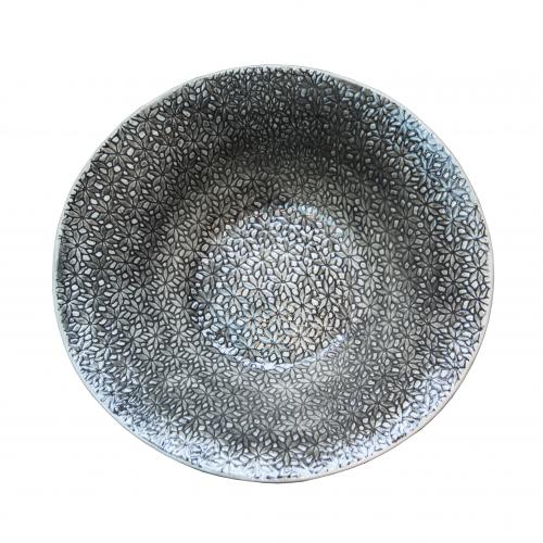 New Lace Black Large Salad Bowl